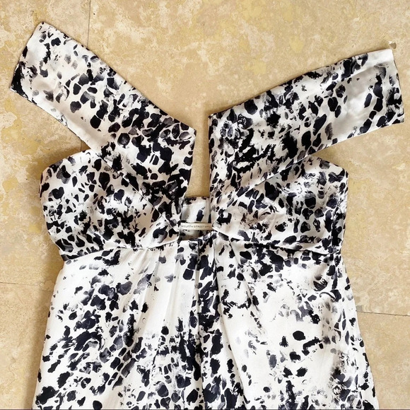 Twelfth Street 100% Silk Strapless Tie Mini Dress size 2 - Picture 5 of 8